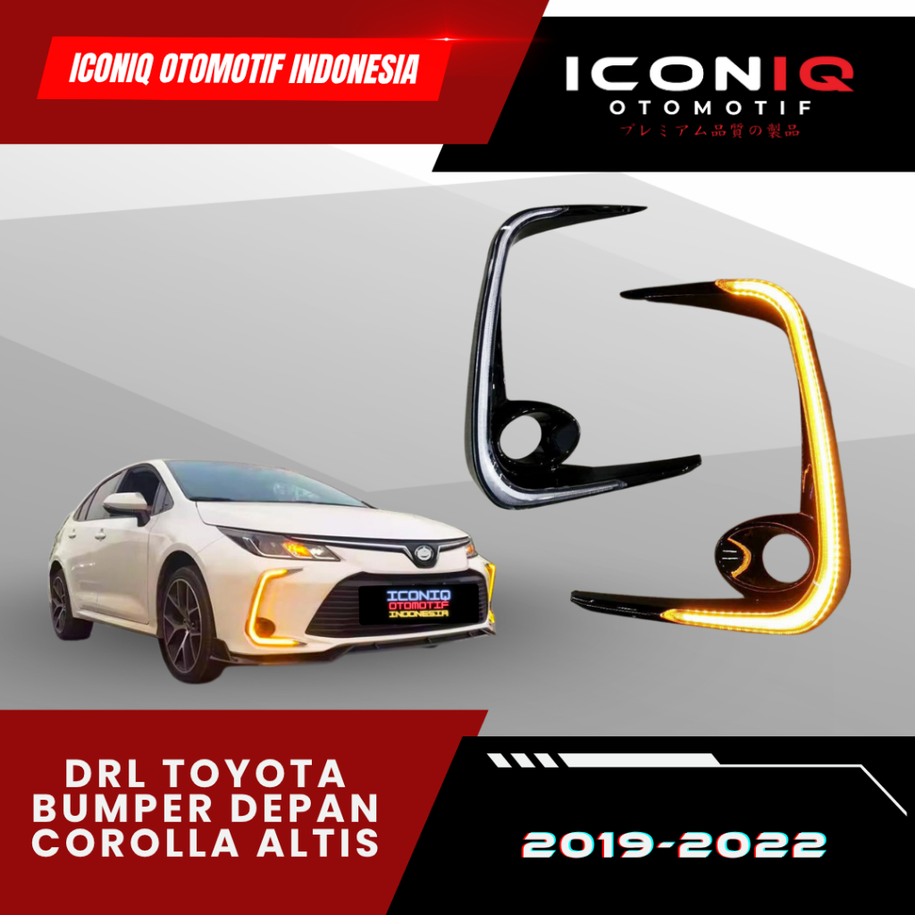 DRL TOYOTA BUMPER DEPAN COROLLA ALTIS 2019-2022