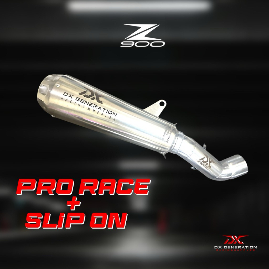 Knalpot Pro Race Slip On DX Generation Racing Z900 2025 New atau Old / ZX6R / ZX636
