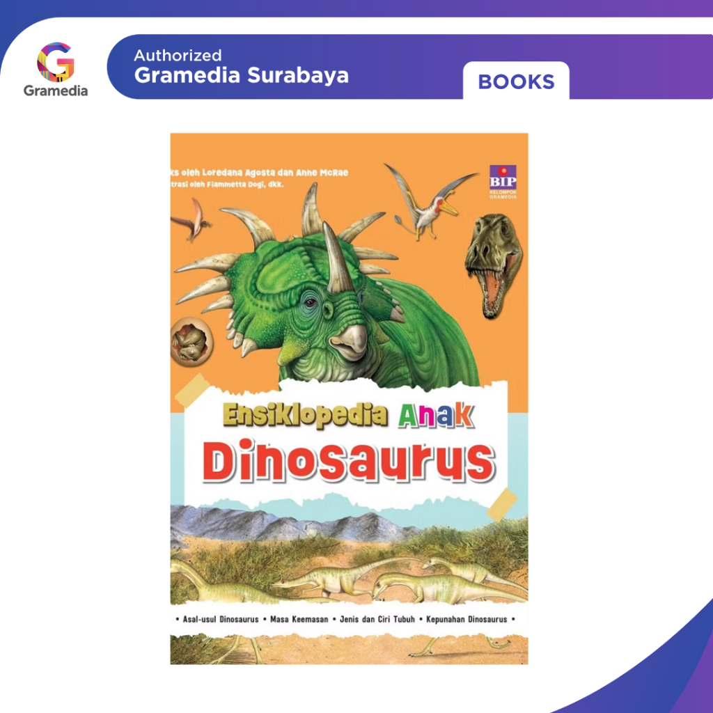Gramedia Surabaya - Buku Ensiklopedia Anak: Dinosaurus
