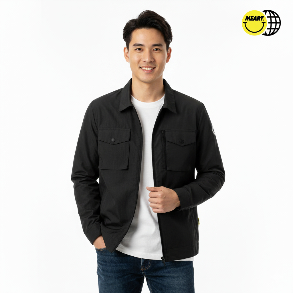 MEART - Boogie Black - Overshirt jacket - Jaket Pria