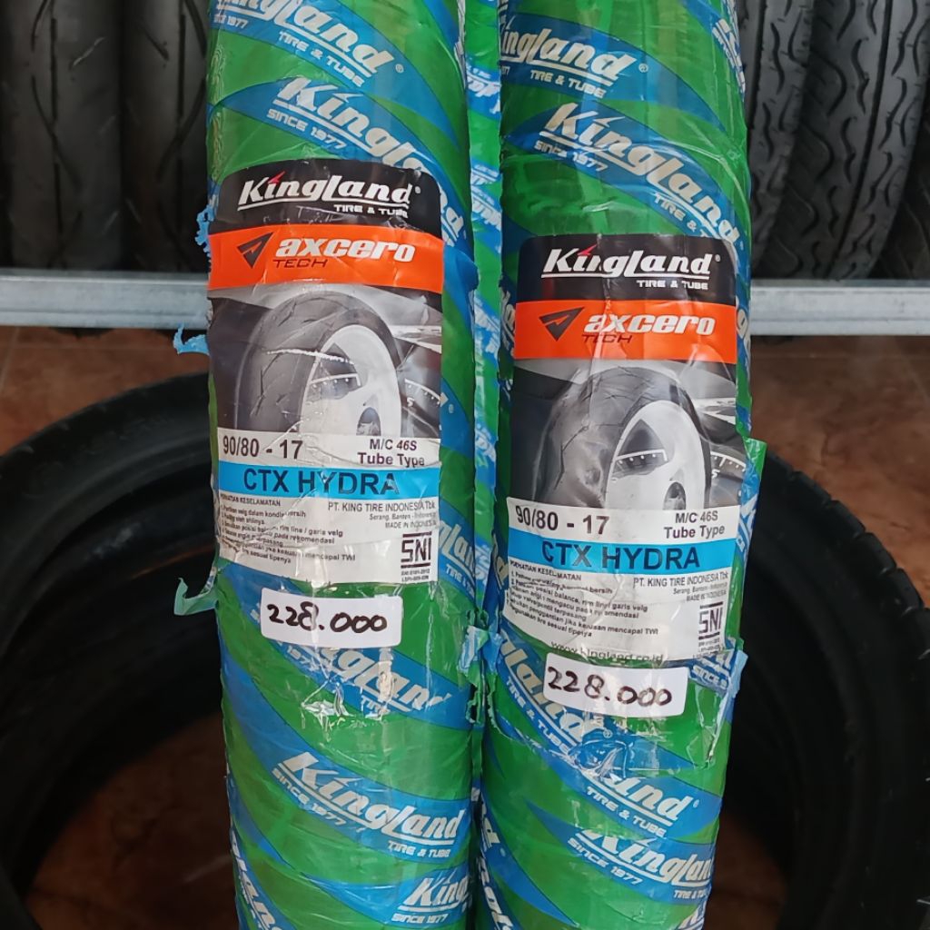 ctx hydra 9080 ring 17 ban donat soft compound motor bebek variasi. jenis ban tube type