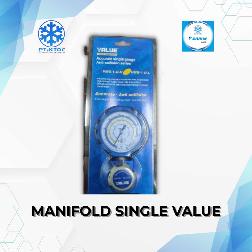 MANIFOLD SINGLE VALUE