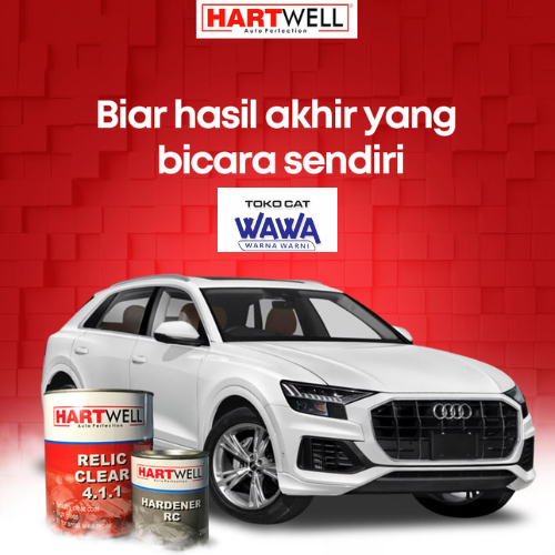 hardener clear Hartwell ultimate clear obat pengeras pernis