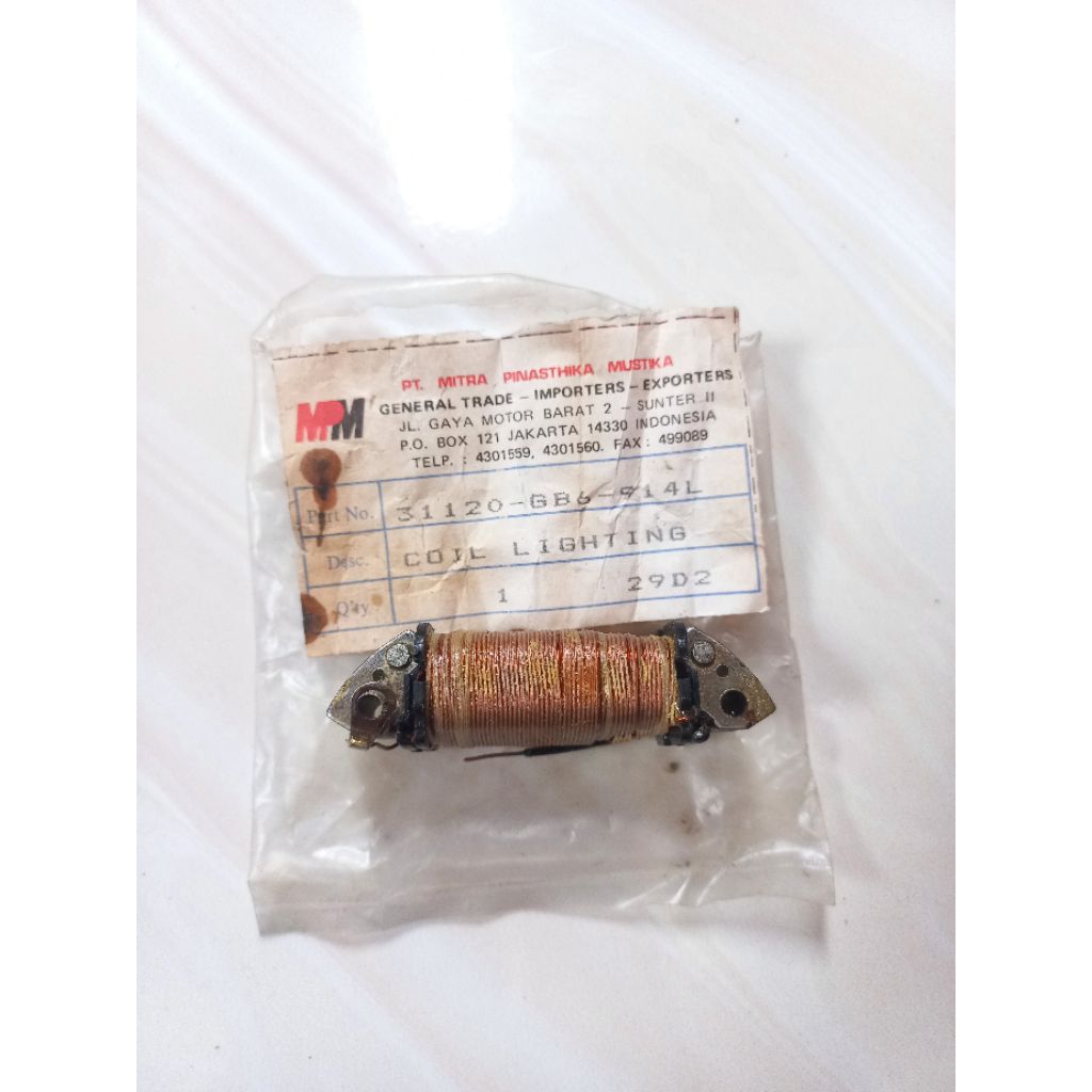 Spul Spull Lampu Honda Mocin Prima Star