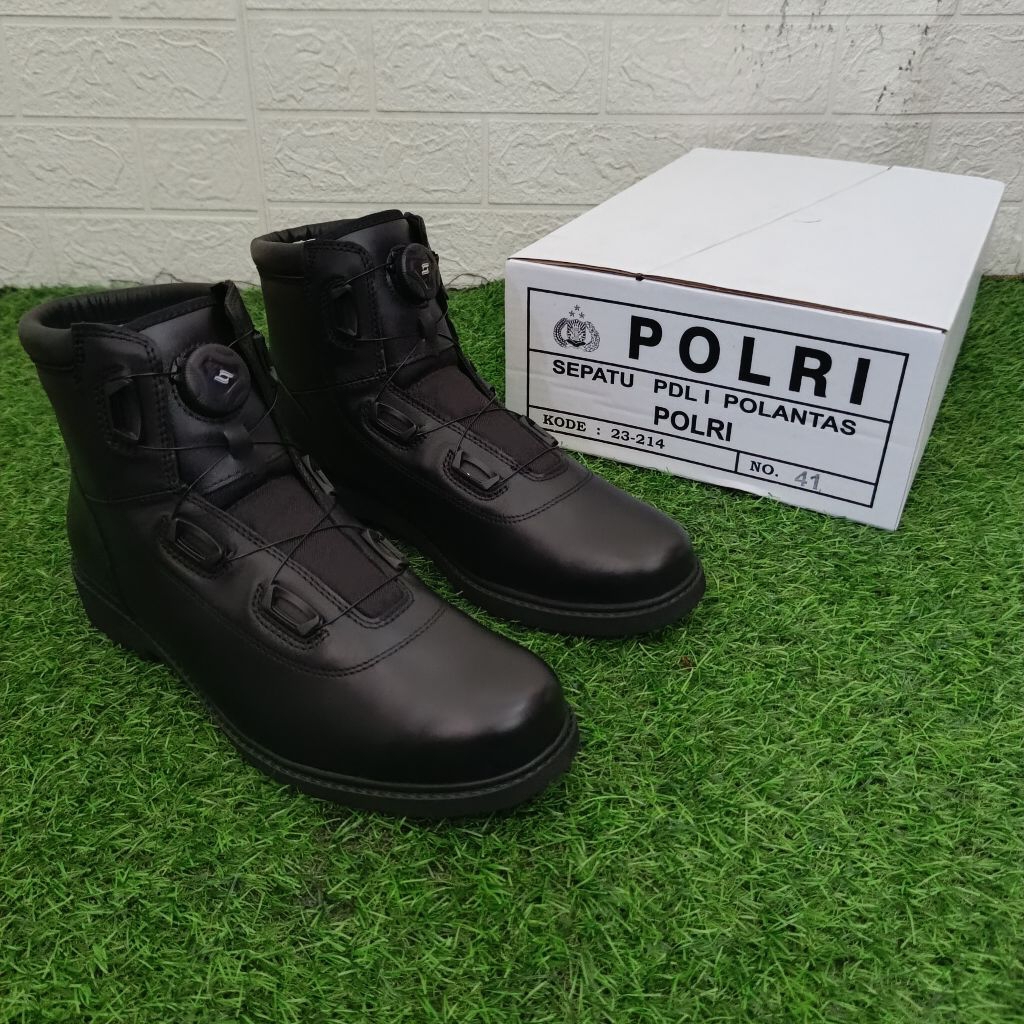Sepatu PDL Jatah Polantas Terbaru / Sepatu Jatah Lantas / Sepatu PDL Jatah Lantas / Sepatu PDL Jatah