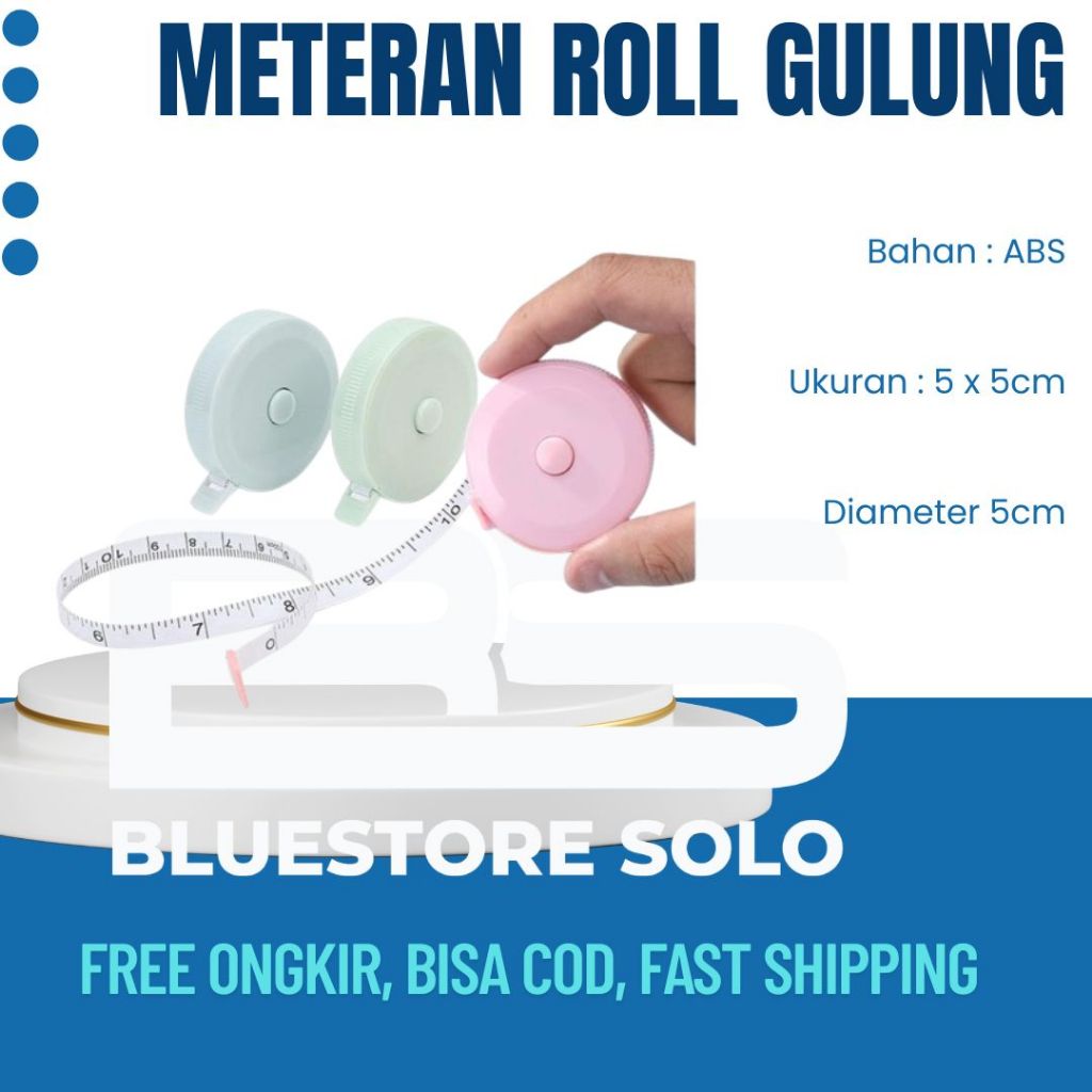 METERAN ROL 150CM METERAN BAJU ROL METERAN SERBAGUNA