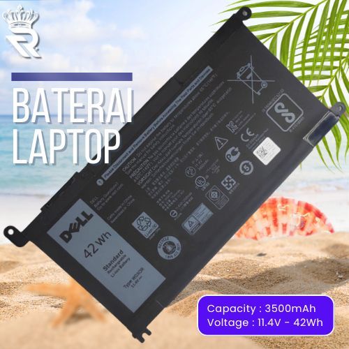 Baterai For Laptop 14 7000 5567 7560 5767 7472 7460-d1525S WDX0R - Garansi
