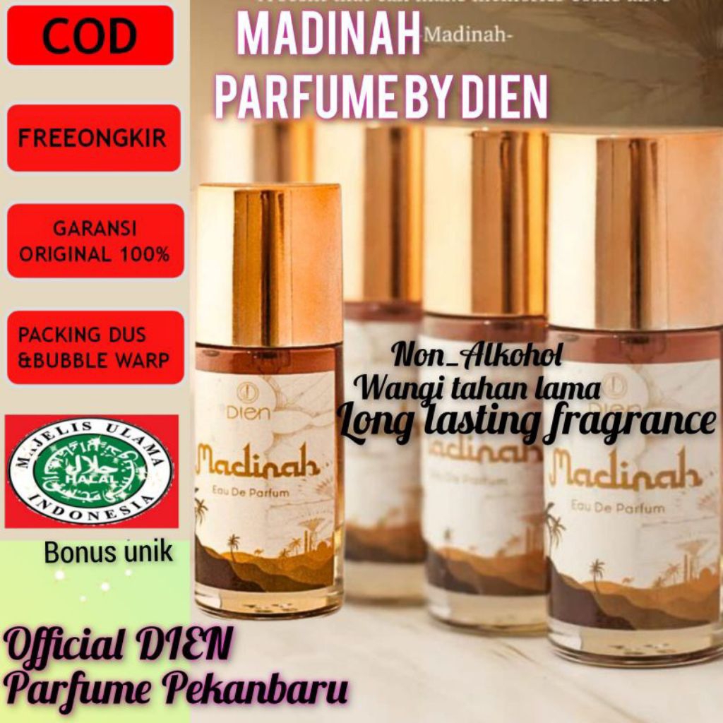 Madinah Parfume By DIEN//Parfum non_Alkohol aroma khas Oud mesjid Nabawi