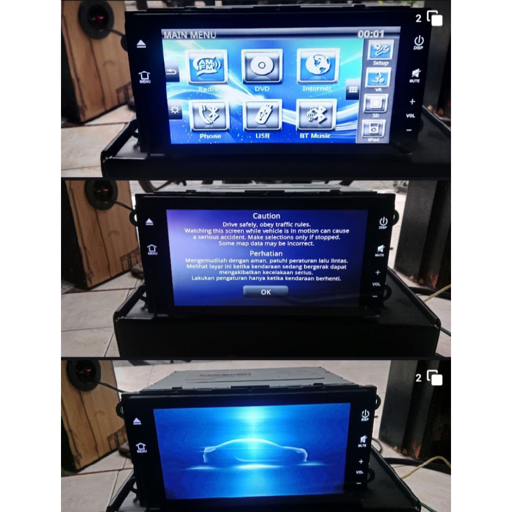 head unit original toyota