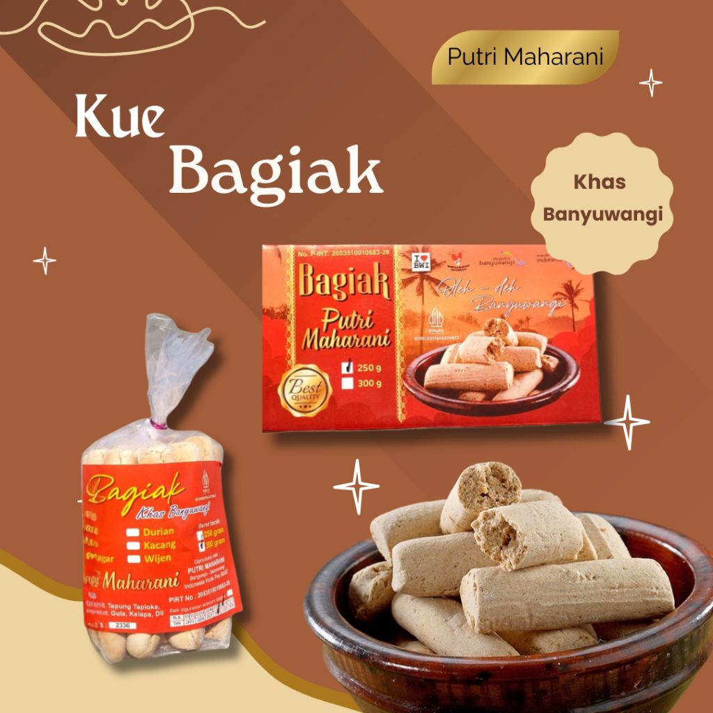 Putri Maharani Kue Bagiak Khas Banyuwangi