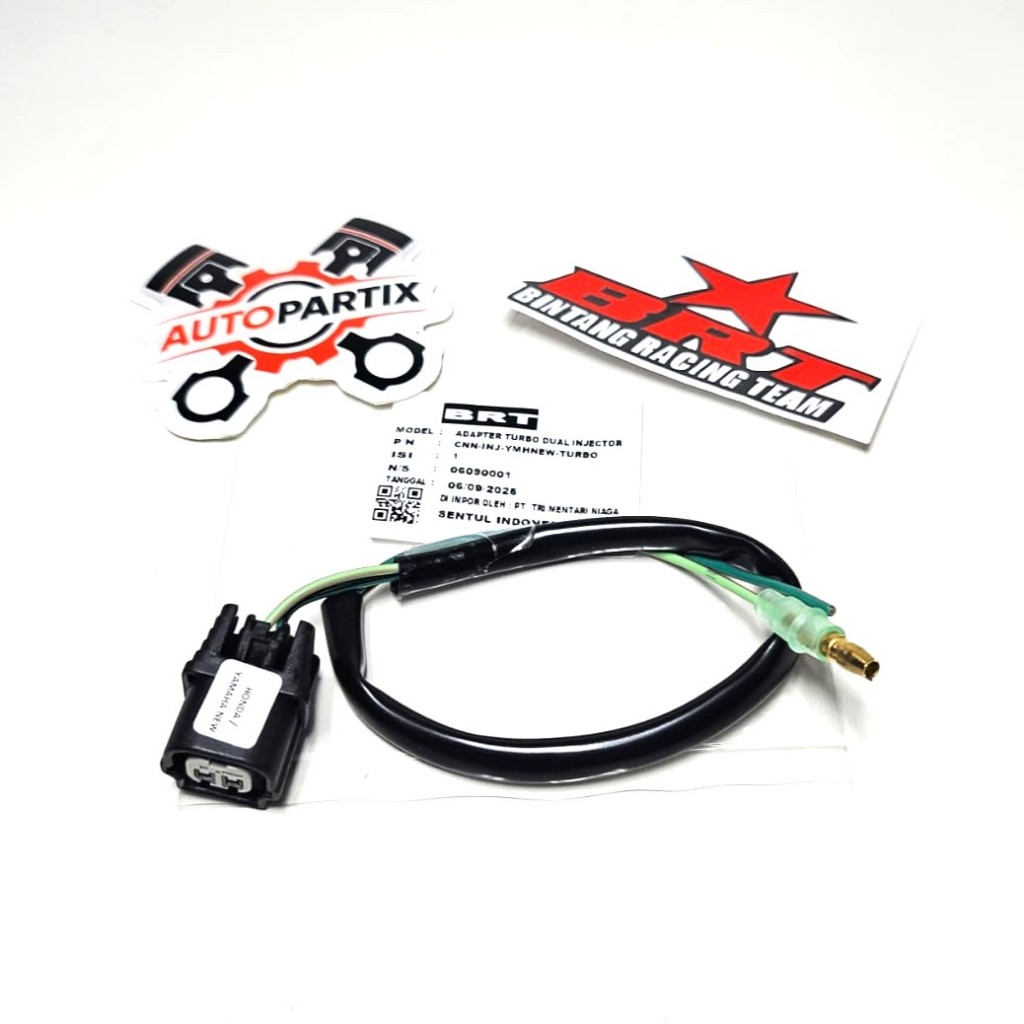 Kabel Soket Adaptor Dual Double Dua Injector Injektor TB BRT CRF