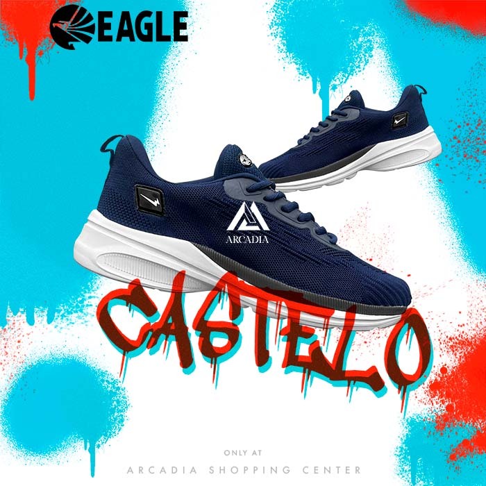 CASTELO CASUAL SCHOOL EAGLE SEPATU KASUAL DAN SEKOLAH UNISEX BISA DI PAKAI KANTOR PRIA WANITA ATAU A