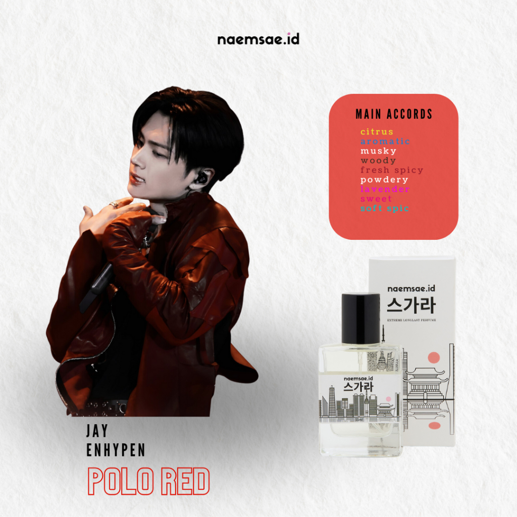 PARFUM JAY ENHYPEN POLO RED BY NAEMSAE | PARFUM FRESH TAHAN LAMA | PARFUM UNISEX