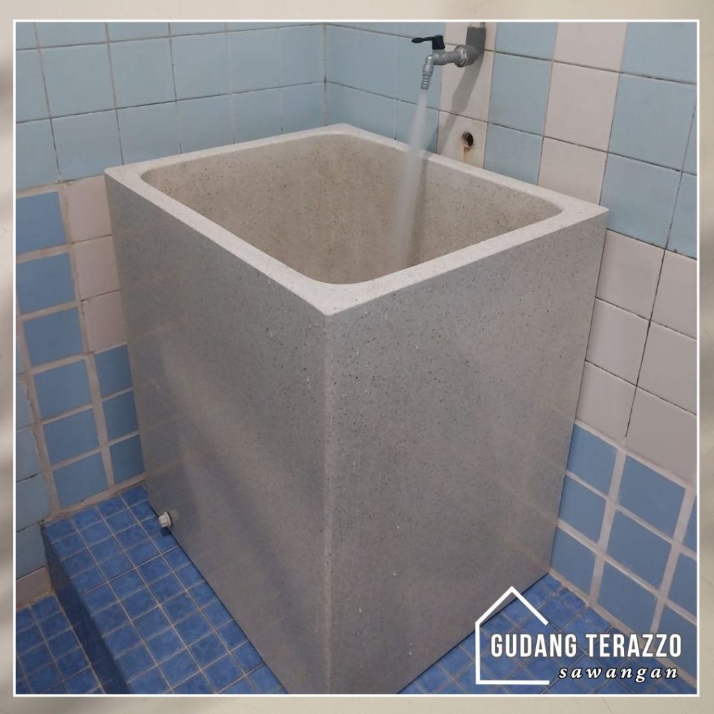 Bak Mandi Teraso/ Bak Kotak Minimalis Kamar Mandi