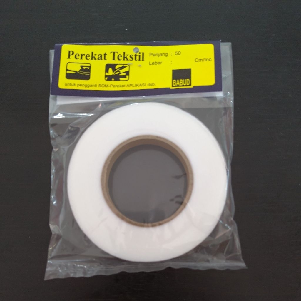 Perekat tekstil - Lem sum - Lem som - Lem sum/som 2 sisi - Lem tekstil - Lem tekstil kain