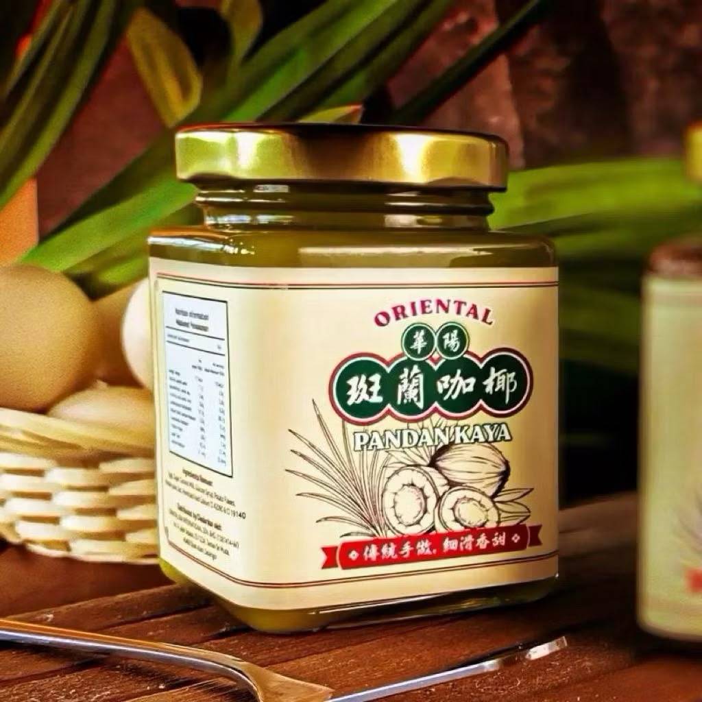 Selai Kaya Pandan Kelapa Oriental 270g - Rasa Asli Malaysia, Lembut & Manis, Cocok untuk Roti Bakar