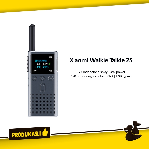 Xiaomi Mijia HT Intercom Smart Walkie Talkie FM Radio GPS Original