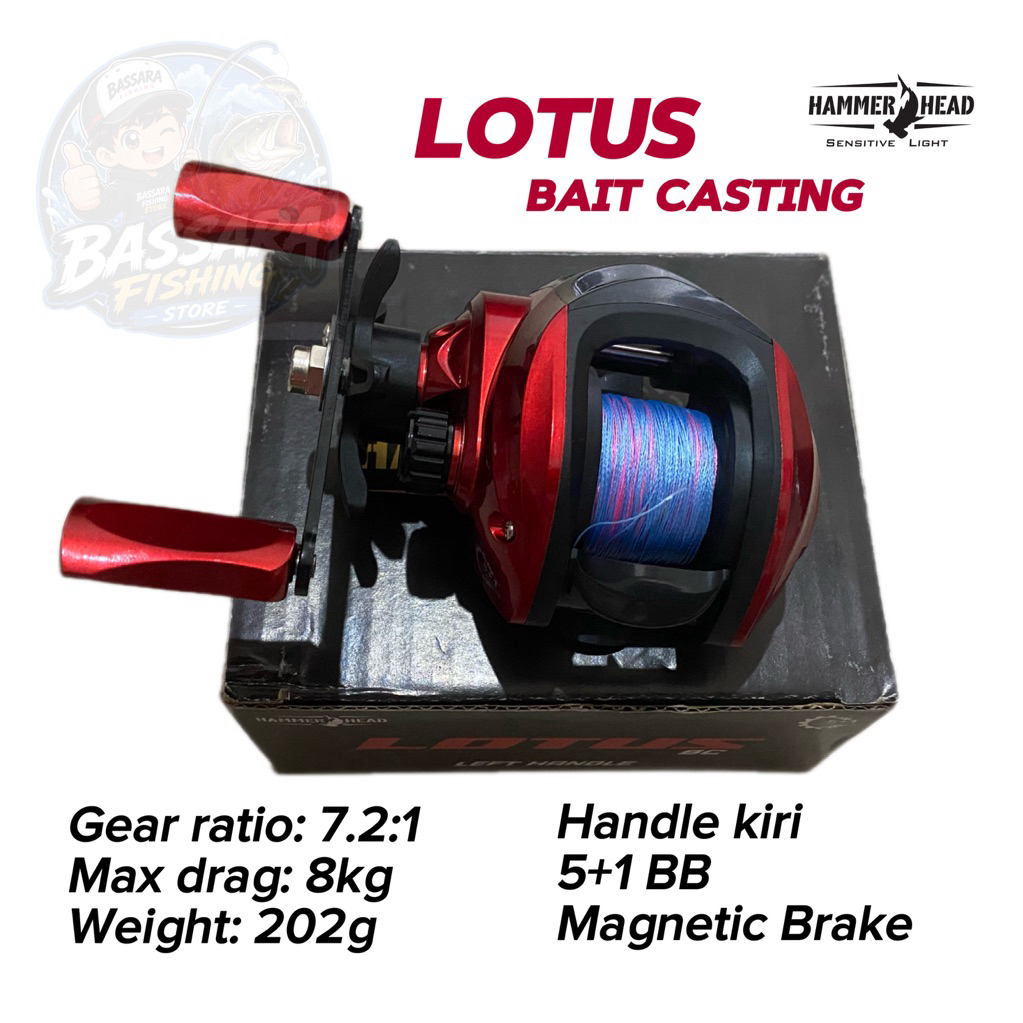 Reel HAMMER HEAD LOTUS BC left handle second
