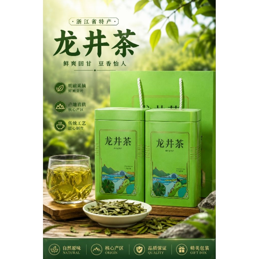 LongJing Green Tea | Chinese Longjing tea Premium Grade
