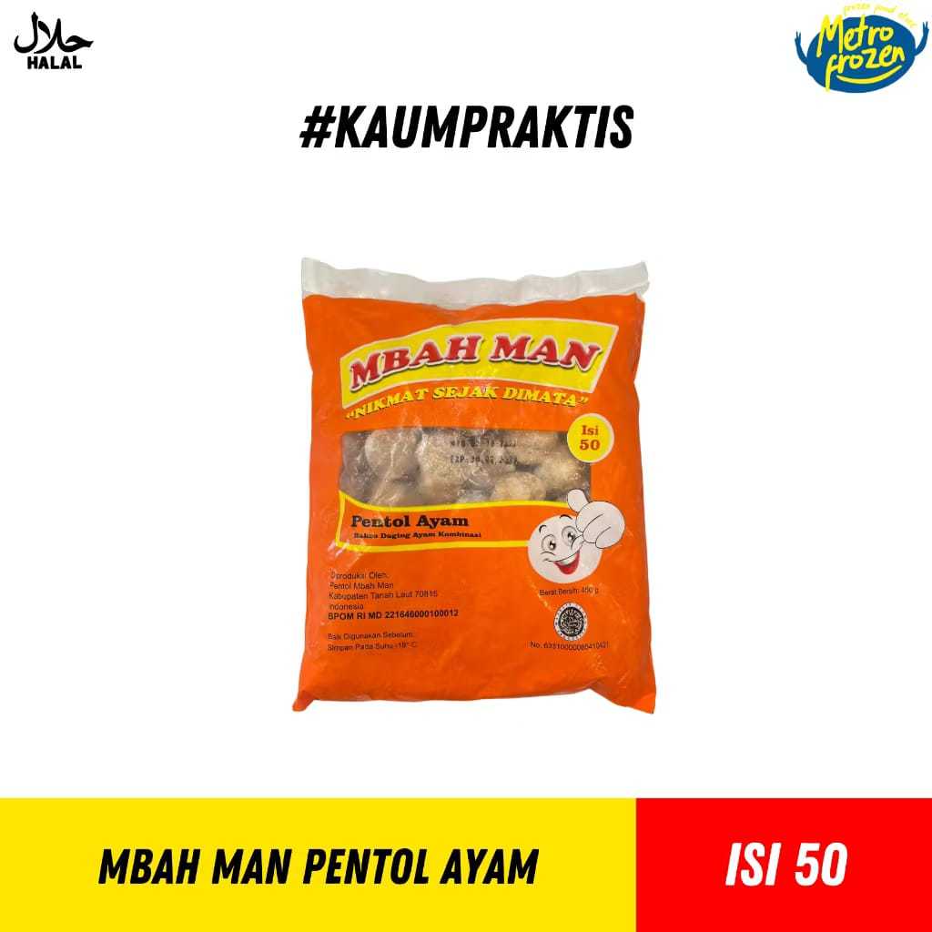 MBAH MAN Pentol Ayam //bakso ayam ekonomis //instan Banjarmasin