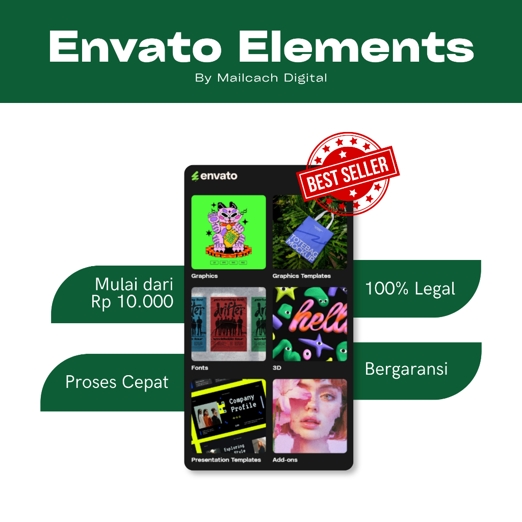 ENVATO ELEMENTS PREMIUM - LEGAL & TERPERCAYA