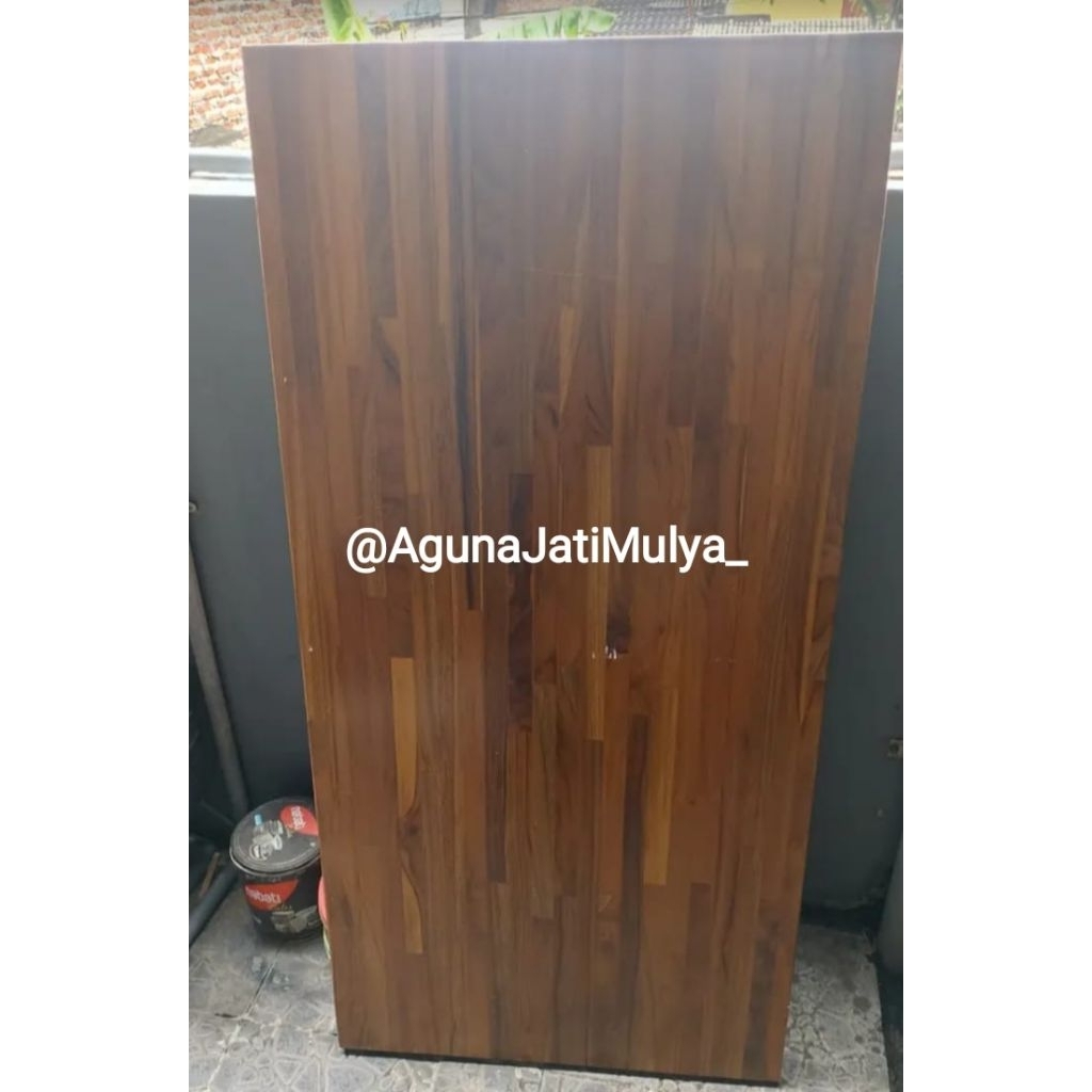 Top Table Kayu Jati Ukuran 140x70x3 Ambalan Meja Serbaguna