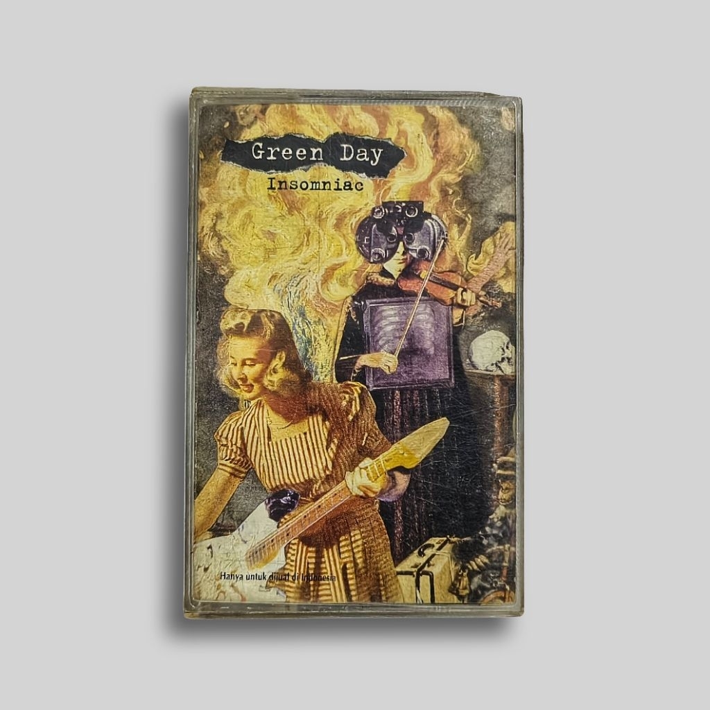 Kaset Pita Green Day Insomniac Original Bekas