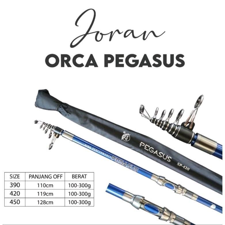 joran orca pegasus 420 non fuji
