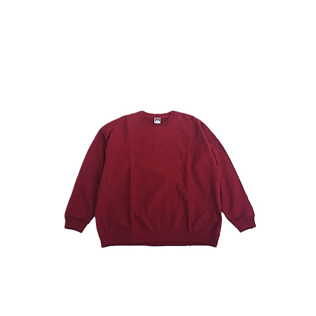 Bayflow USA Basic Heavyweight Longsleeve Crewneck Maroon
