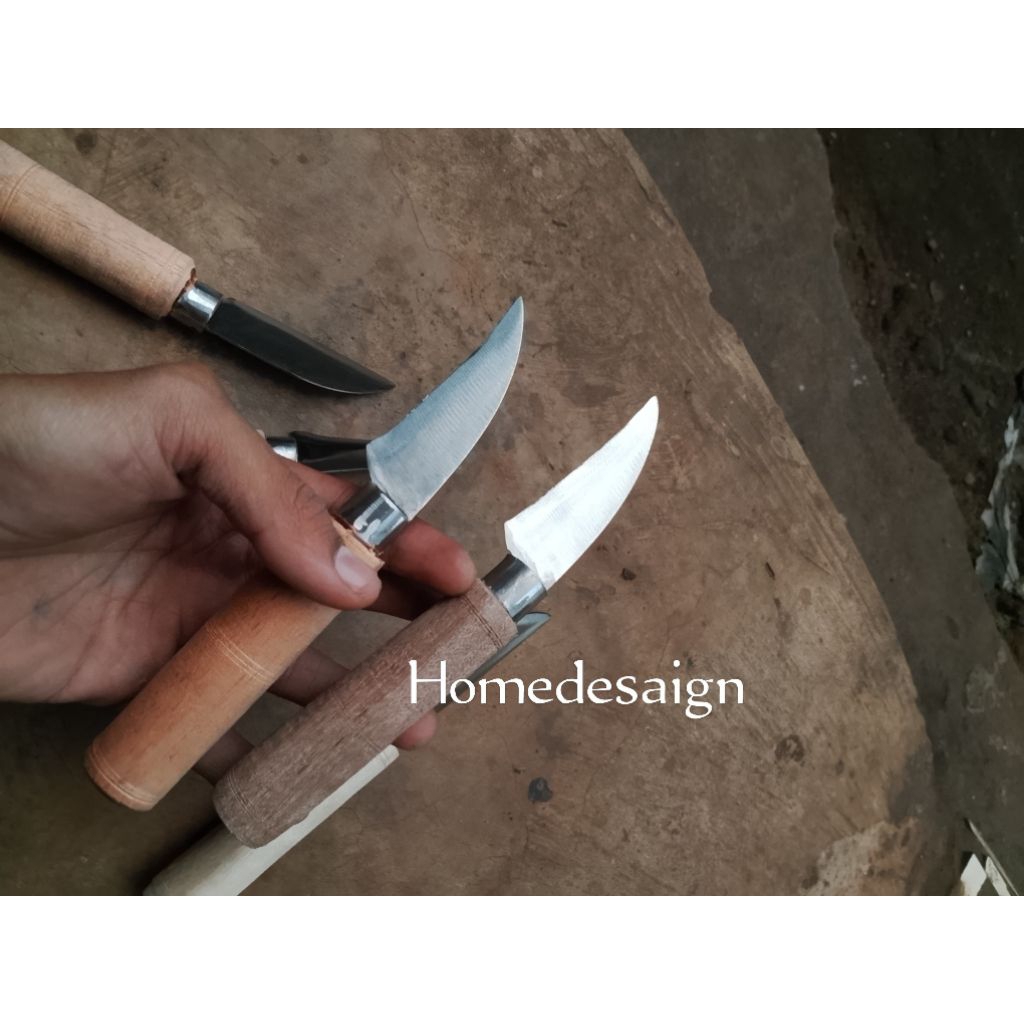 Pisau Serut Bambu Layangan Lengkung -Pisau Okulasi
