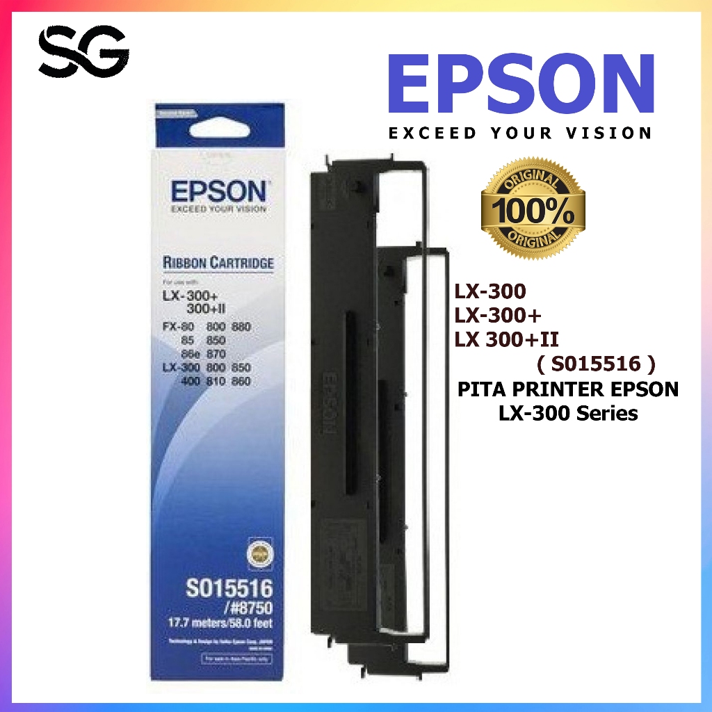 EPSON Ribbon Cartridge Epson LX-300 LX-300+ LX-300+II