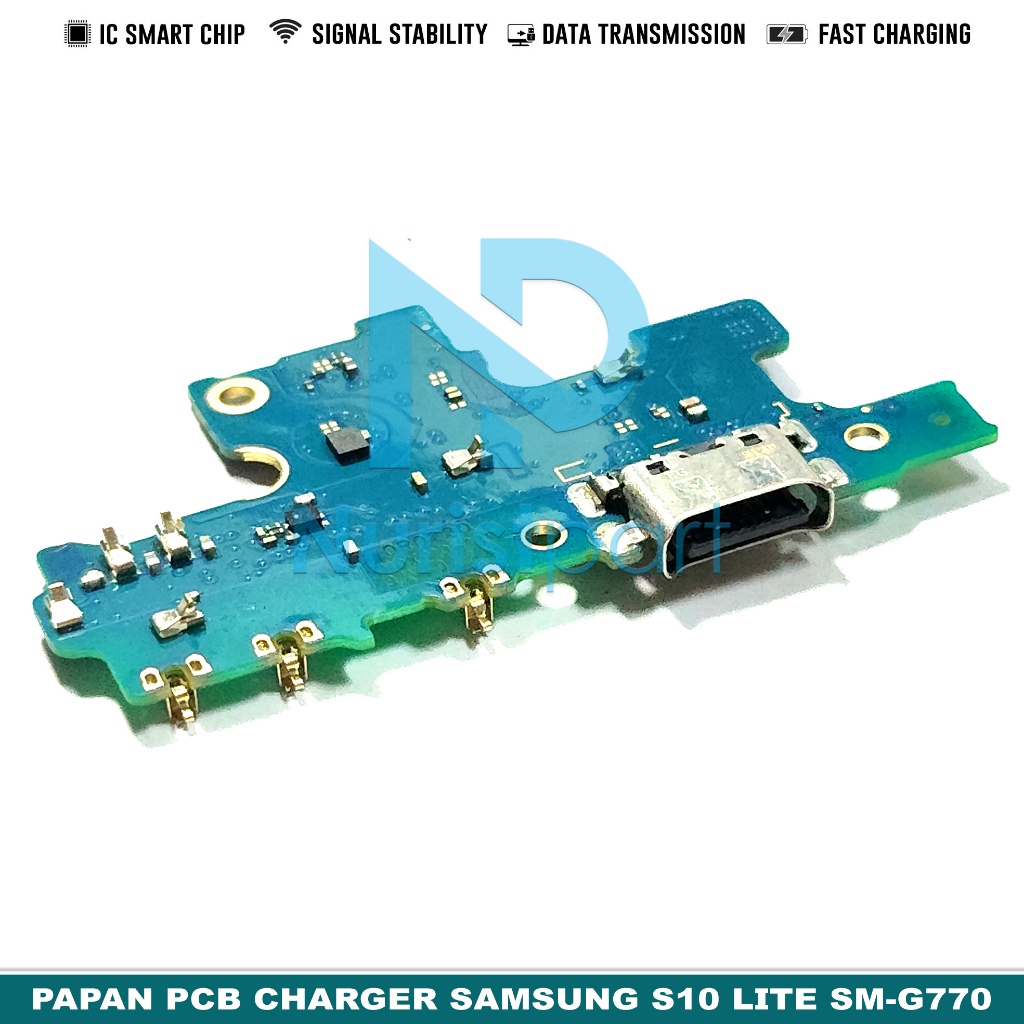 Flexible Papan Pcb Cas S10 Lite Board konektor Charger Samsung S10 Lite Sm-G770
