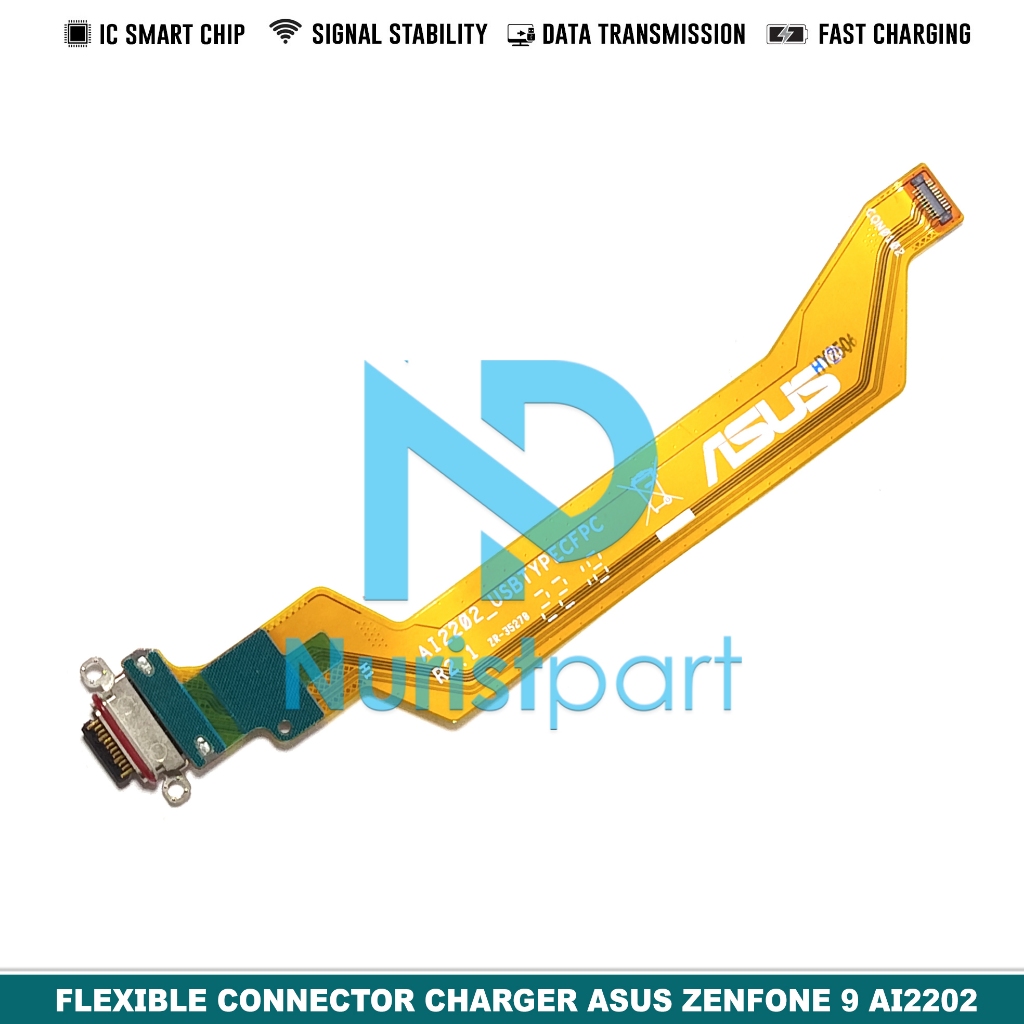 flexible connector charger asus zenfone 9  asus AI2202 fleksibel konektor cas con tc asus zenfone 9