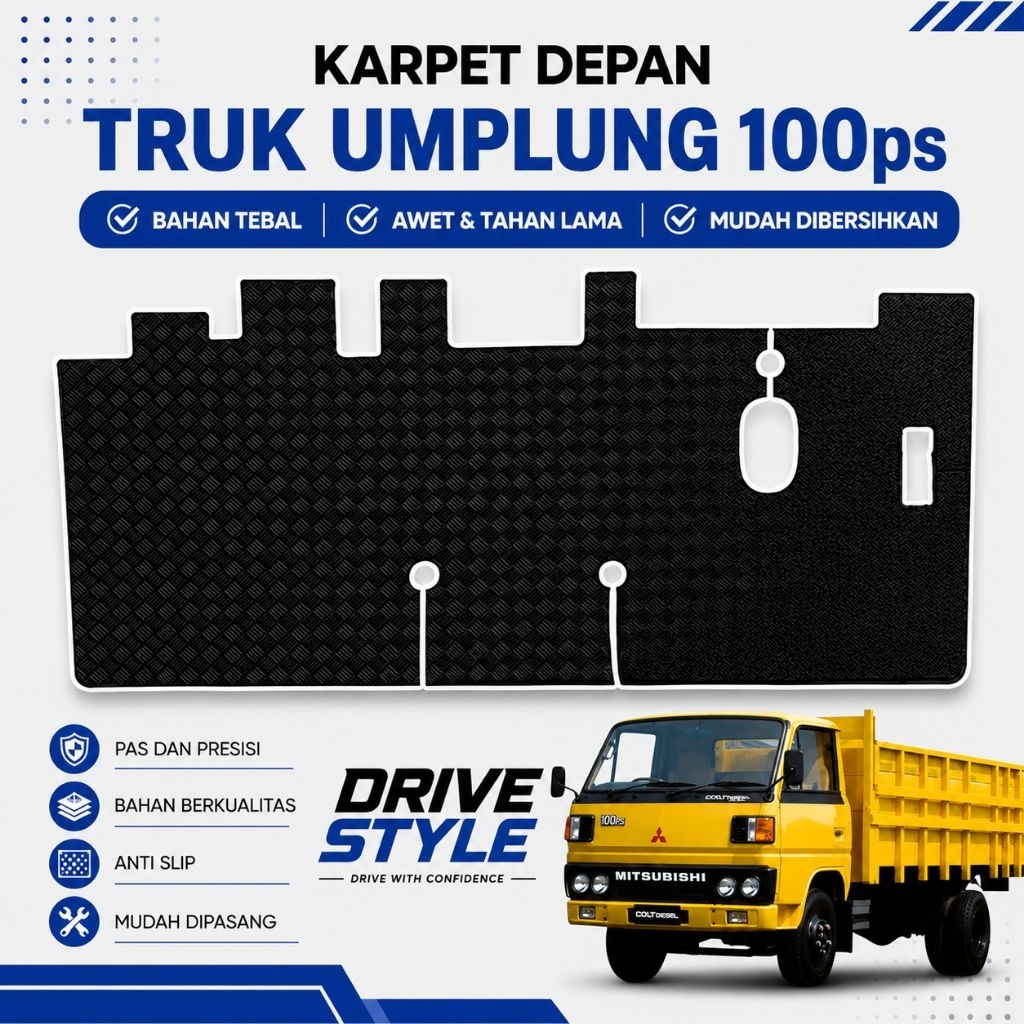 KATPET TRUK UMPLUNG PS100 ALAS KAKI KABIN TRUK PS 100 umplung