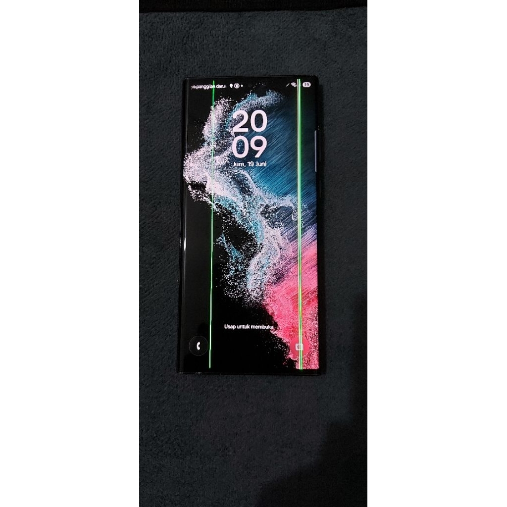 Lcd original Samsung S22 Ultra Minus Garis