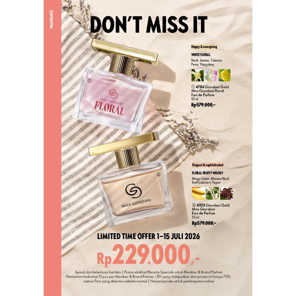 (Juli) Giordani Gold Miss Giordani Floral Eau de Parfum/Giordani Gold Miss Giordani Eau de Parfum