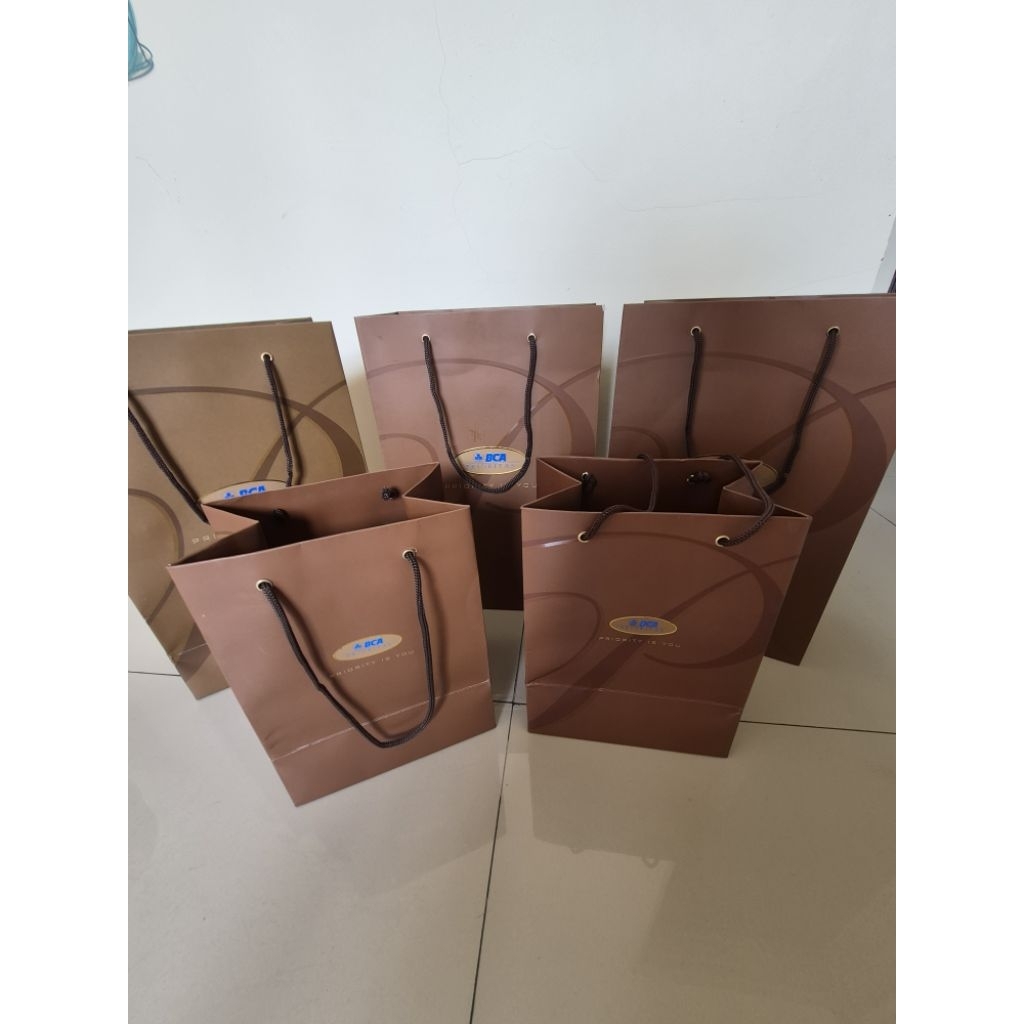 paperbag bca paper bag BCA Prioritas gift paperbag solitaire bca