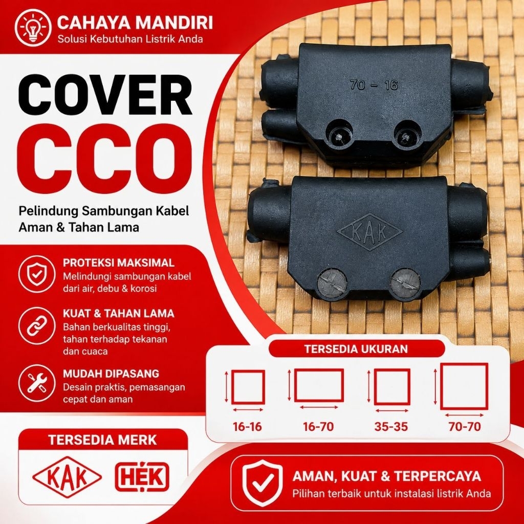 Cover Cco Merk KAK & Hek 16-16, 16-70, 35-70, 70-70