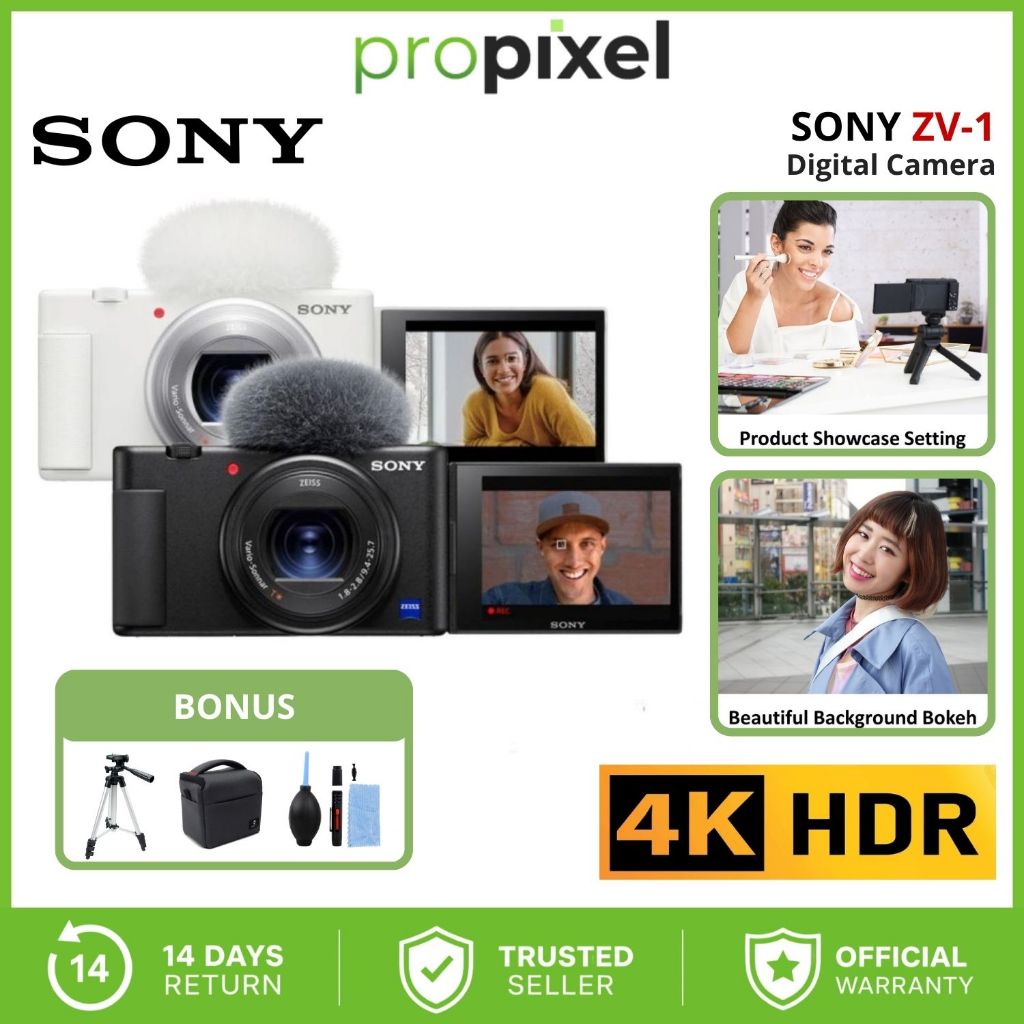 Sony ZV-1 Vlogging Camera Sony ZV - 1 ZV- 1 Garansi Resmi