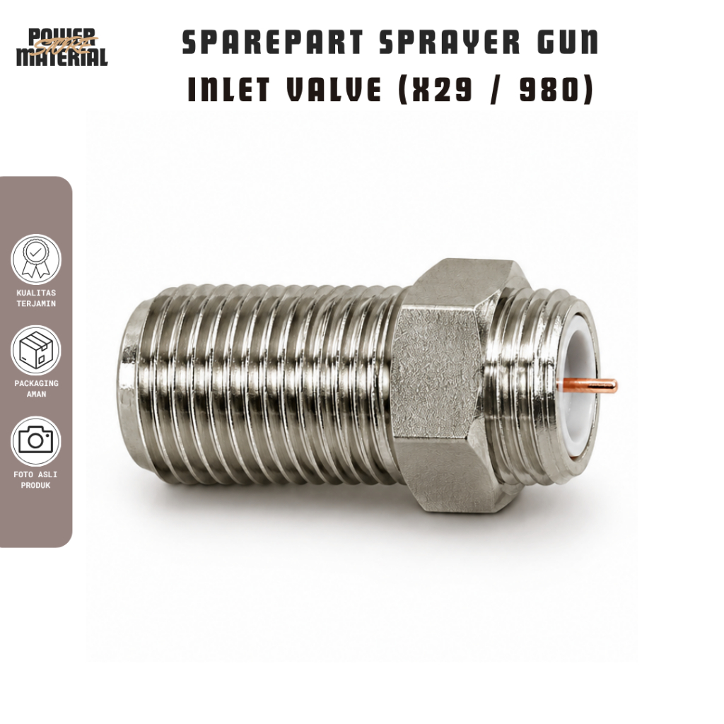 Sparepart Mesin Sprayer Gun X29 / 980 - Inlet Valve