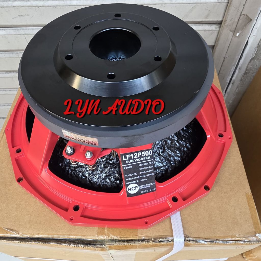 SPEAKER SUBWOOFER RCF 12 INCH LF12P500 VOICE COIL 4 INCH 12P500