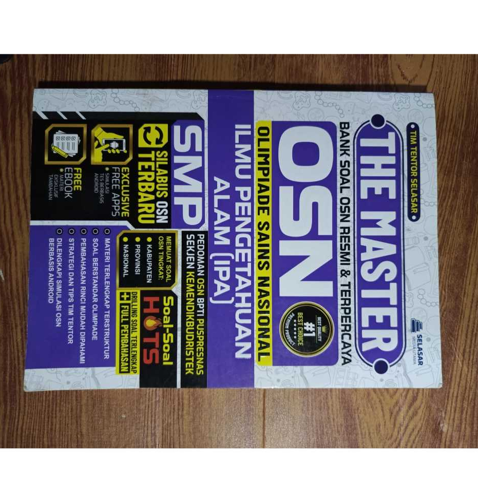 The Master OSN IPA SMP (Bank Soal OSN  Resmi dan Terpercaya) preloved