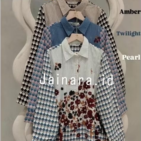 Zalina Shirt Heaven Lights / Jastip Heaven Lights