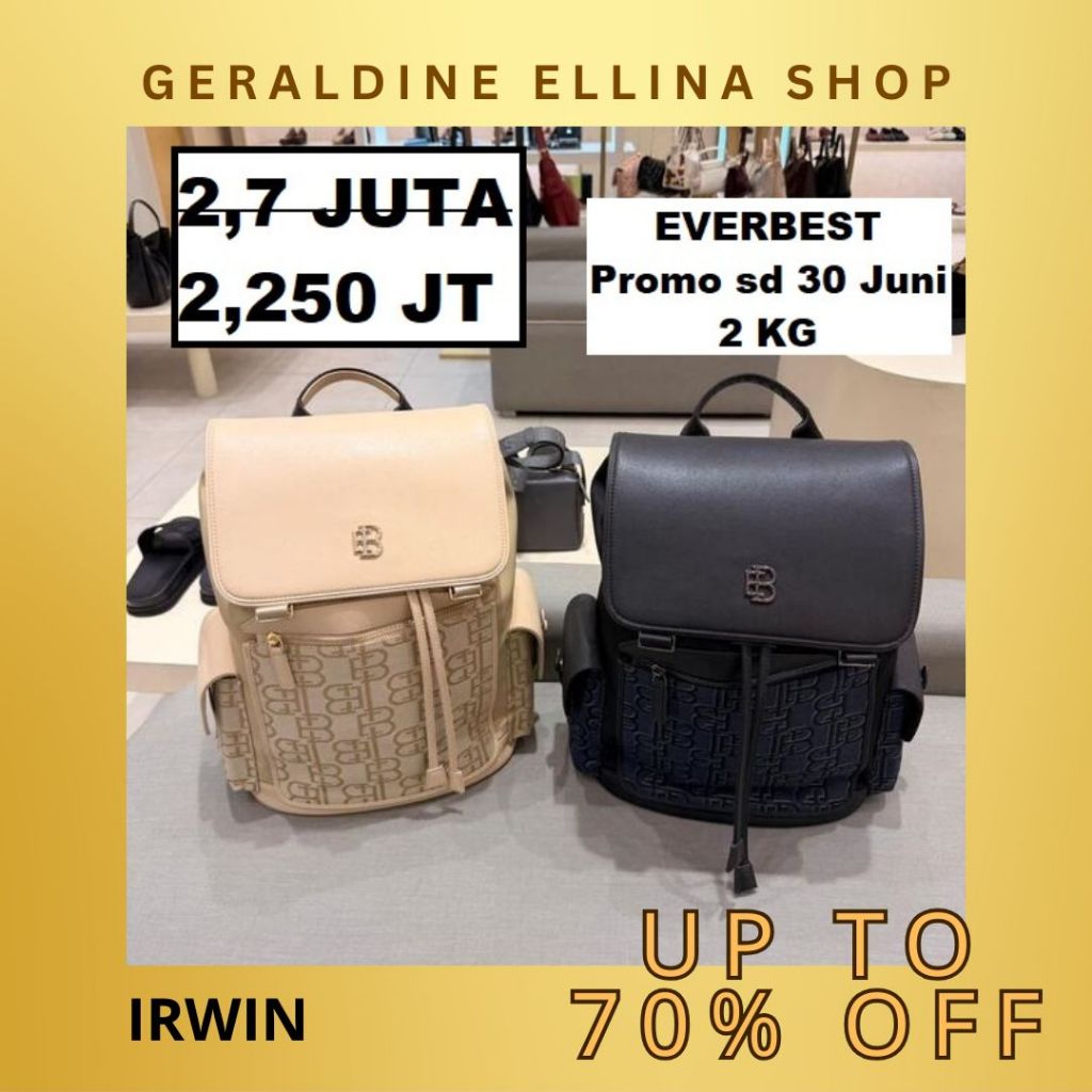 Tas ransel backpack Everbest men pria original SALE seri KLAINE