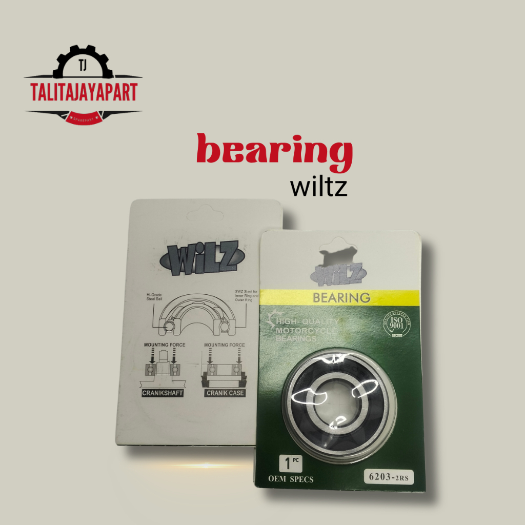Bearing 6203 2RS - Bearing Laker Laher 6203-2RS