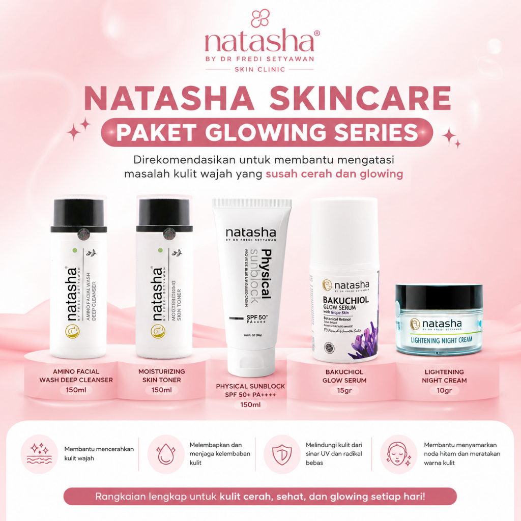 NATASHA SKINCARE PAKET GLOWING SERIES