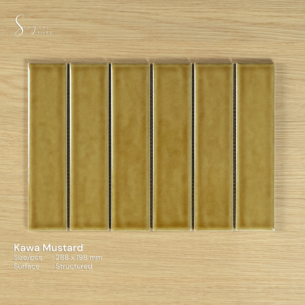 Singres Tiles - Kawa Mustard Singres Mosaic Tiles