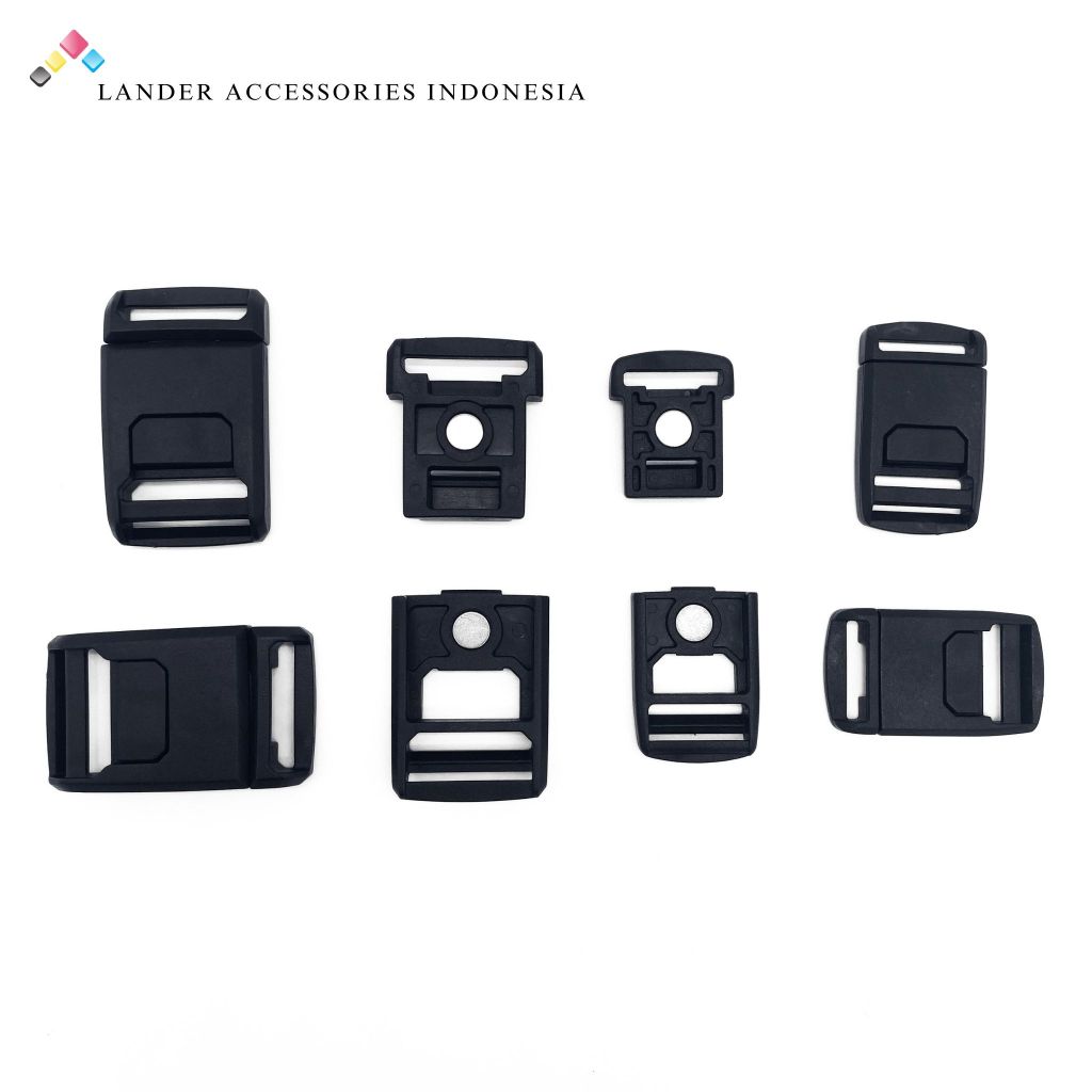 Buckle Gesper Kunci Sodok Magnet LANDER / CT-001 / Black / 20mm 25mm