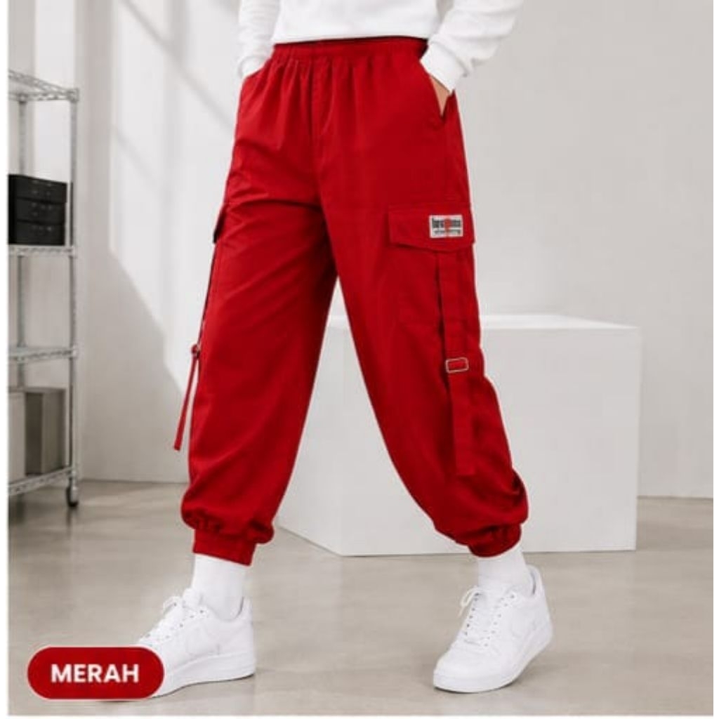 CELANA CARGO Jogger Cigaret panjang KEKINIAN JEVANNI // celana Cargo cewek // Celana Jogger Jevanni/