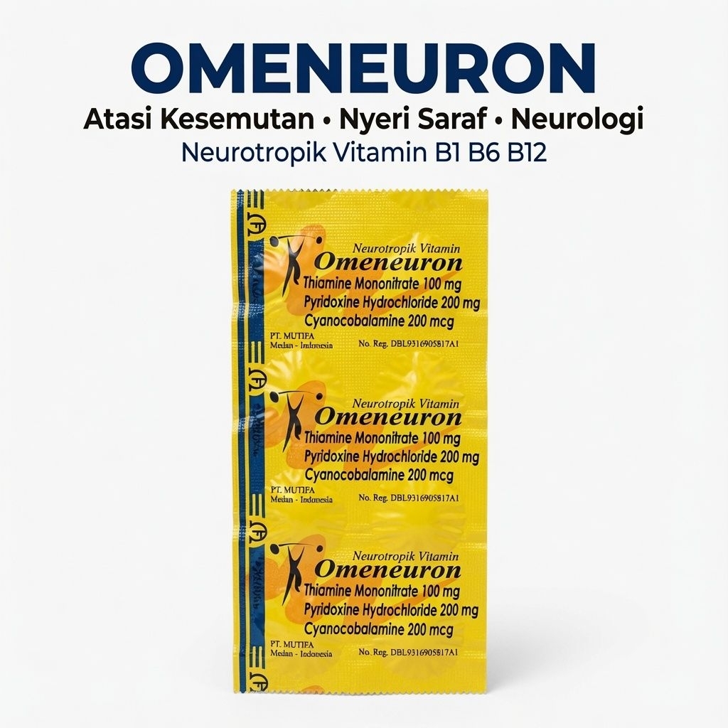 OMENEURON Neurotropic Vitamin - Vitamin Saraf Kebas & Neurologi